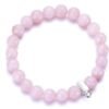 Faceted Rose Quartz Gemstone Charm Stretch Bracelet buy online shopping cheap sale