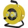 Faithfull 2 Socket Cable Extension Reel 110v 25m buy online shopping cheap sale