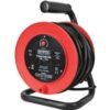 Faithfull 2 Socket Cable Extension Reel 240v 15m buy online shopping cheap sale