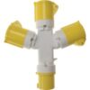 Faithfull 3 Way 110v Socket Splitter 110v buy online shopping cheap sale