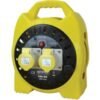 Faithfull Enclosed Cable Reel 110V 25m buy online shopping cheap sale