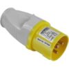 Faithfull Yellow Plug 16 amp 110v 110v buy online shopping cheap sale