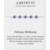 February Birthstone Bracelet Created with Amethyst Zircondia® Crystals buy online shopping cheap sale