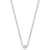 Forever Classic Petite Diamond Solitaire White Gold Necklace buy online shopping cheap sale