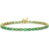 Forever Classic Sakota Emerald Gold Tennis Bracelet buy online shopping cheap sale