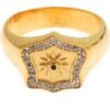 Gold Plated 925 Sterling Silver Ring buy online shopping cheap sale