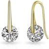 Gold Plated Atlas Earrings Created with Zircondia® Crystals buy online shopping cheap sale