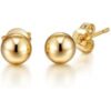 Gold Plated Ball Stud Earrings buy online shopping cheap sale