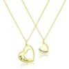 Gold Plated Big Sister and Little Sister Necklace Set buy online shopping cheap sale