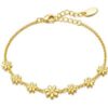 Gold Plated Daisy Bracelet buy online shopping cheap sale