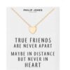 Gold Plated Heart Necklace with Quote Card buy online shopping cheap sale