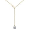 Gold Plated Infinity Necklace Created with Zircondia® Crystals buy online shopping cheap sale