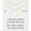 Gold Plated Mother Daughter Piece of My Heart Necklace Set buy online shopping cheap sale