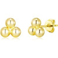 Gold Plated Trinity Earrings