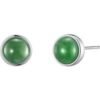 Green Aventurine Stud Earrings buy online shopping cheap sale