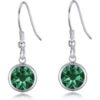 Green Crystal Drop Earrings Created with Zircondia® Crystals buy online shopping cheap sale