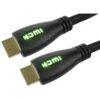 Green LED Lit HDMI Cable Braided 2m 4k Ready buy online shopping cheap sale