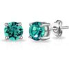 Green Stud Earrings Created with Zircondia® Crystals buy online shopping cheap sale