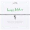 Happy Dolphin Sentiments Friendship Bracelet