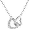 Heart Link Necklace Created with Zircondia® Crystals buy online shopping cheap sale