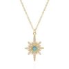 Heidi North Star Birthstone Necklace | 18K Gold Plated buy online shopping cheap sale