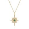 Heidi North Star Birthstone Necklace | 18K Gold Plated buy online shopping cheap sale