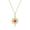 Heidi North Star Birthstone Necklace | 18K Gold Plated buy online shopping cheap sale