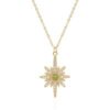 Heidi North Star Birthstone Necklace | 18K Gold Plated buy online shopping cheap sale