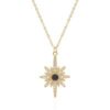 Heidi North Star Birthstone Necklace | 18K Gold Plated buy online shopping cheap sale