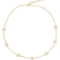 Icelyn Star Choker Necklace | 18K Gold Plated