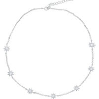 Icelyn Star Choker Necklace | 925 Sterling Silver