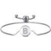 Initial Friendship Bracelet Letter B Created with Zircondia® Crystals buy online shopping cheap sale