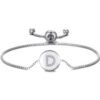 Initial Friendship Bracelet Letter D Created with Zircondia® Crystals buy online shopping cheap sale