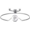 Initial Friendship Bracelet Letter P Created with Zircondia® Crystals buy online shopping cheap sale