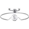 Initial Friendship Bracelet Letter S Created with Zircondia® Crystals buy online shopping cheap sale