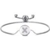 Initial Friendship Bracelet Letter X Created with Zircondia® Crystals buy online shopping cheap sale