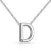 Initial Necklace Letter D Created with Zircondia® Crystals buy online shopping cheap sale