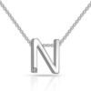 Initial Necklace Letter N Created with Zircondia® Crystals buy online shopping cheap sale