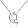Initial Necklace Letter Q Created with Zircondia® Crystals buy online shopping cheap sale