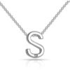 Initial Necklace Letter S Created with Zircondia® Crystals buy online shopping cheap sale