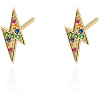 Iris Rainbow Lighting Studs | 18K Gold Plated