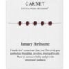 January Birthstone Bracelet Created with Garnet Zircondia® Crystals buy online shopping cheap sale