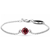 January Birthstone Bracelet – Garnet