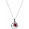 January Birthstone Pendant – Garnet