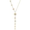 Juliet Star Burst Y Drop Necklace | 18K Gold Plated buy online shopping cheap sale