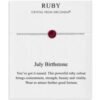 July (Ruby) Birthstone Bracelet Created with Zircondia® Crystals buy online shopping cheap sale