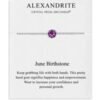 June (Alexandrite) Birthstone Bracelet Created with Zircondia® Crystals buy online shopping cheap sale