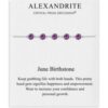 June Birthstone Bracelet Created with Alexandrite Zircondia® Crystals buy online shopping cheap sale