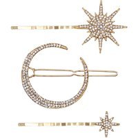 Juno Moon & Star Hair Clip Set