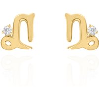 Kali Zodiac Symbol Stud Earrings | 18K Gold Plated